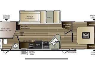 Pet Friendly Rental with Bunks & King Size bed!