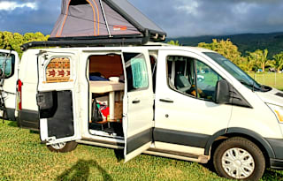 2016 Upgraded Conv Camper Van Ford +NEWCamper Top