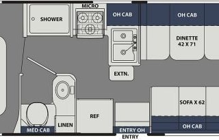 2022 Coachmen RV Freelander 27QB Ford 350