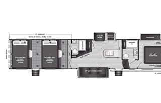 2022 Carbon 398 Toy Hauler
