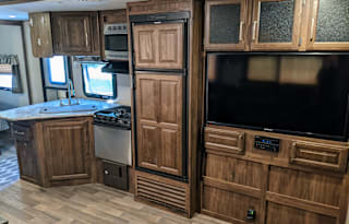 Mike and Amber's Bunkhouse travel trailer