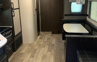 Adventure awaits with our Family Friendly Camper!