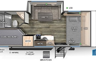 2023 Forest River RV Cherokee Wolf Pup 17JWL