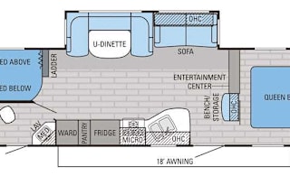 Jacob and Manda's home away from home.
