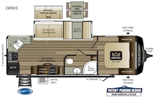 2021 Keystone RV Cougar Half-Ton 26RKS