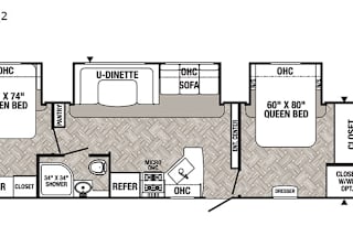 2019 Puma 2 Queen Bedrooms/Sleeps 8