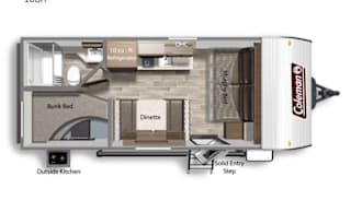 Sparks Big Dog Friendly 5 person Travel Trailer