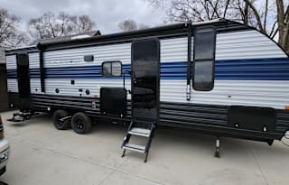 Brady's oasis on wheels!