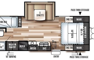 2017 Forest River RV Wildwood X-Lite 230BHXL