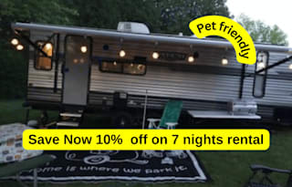 Your perfect getaway! We deliver and set up!