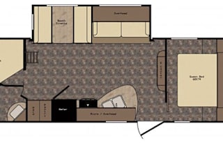 2017 CrossRoads RV Zinger Bunk House