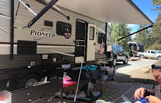 Family fun bunkhouse travel trailer