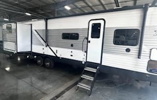 #7 MI- Sagmoe Family (36-foot bunkhouse camper)