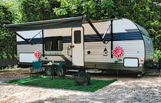 Camp Glamp!  Travel with some decor!