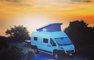 Winnebago Solis Boondocking King from Beach to Ski