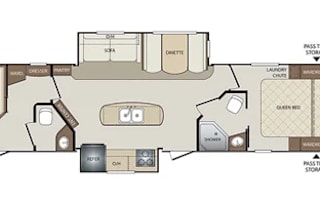 2017 Keystone RV Bullet 330BHS