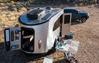 Glamping in an easy-to-use and tow Airstream!