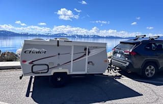 Light A-frame Pop-up, Towable Trailer