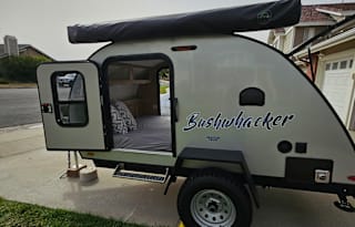 Modern Teardrop Trailer: Loaded & Solar Powered