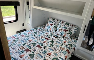 Fun Semi Modern Travel Trailer