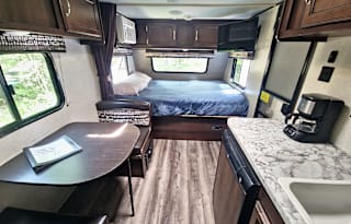 Furnished, stocked, and ready for an adventure!