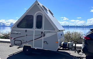 Light A-frame Pop-up, Towable Trailer