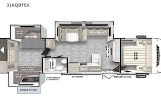 2023 Forest River RV Wildwood 31KQBTS