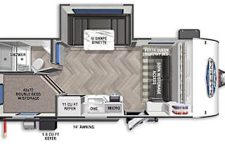 2022 Forest River RV Salem FSX 178BHSK