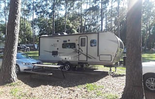 Rocky is Ready to go Camping at the FL Springs!