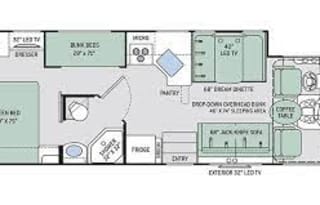2018 Thor Motor Coach ACE 30.2 bunkhouse
