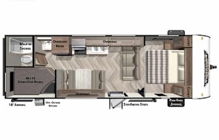 2021 Forest River RV Wildwood X-Lite 261BHXL