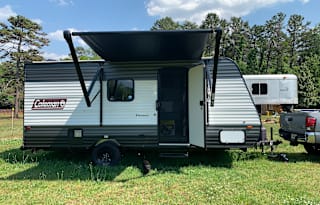The cozy family travel trailer