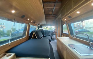 One of a Kind Classic Woody Campervan Sleeps 4/5