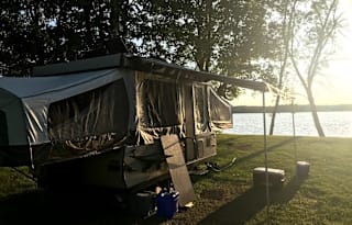 Camping with luxuries! EZ to tow popup!