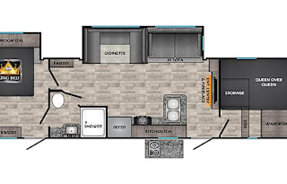 Volante** upgraded mattresses throughout**
