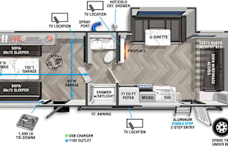 2022 Wildwood RTX280 Toy Hauler