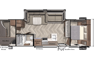 You Want This Bunk Room! 1/2 Ton Towable "R2-V2"