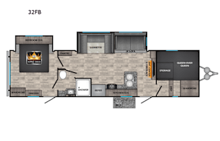 2022 CrossRoads RV Volante 32FB big family camper