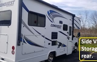 Pickup 7 AM, Drop 7 PM. Old but well maintained RV