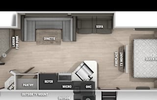 2022 Forest River RV Cherokee Grey Wolf 26DBH