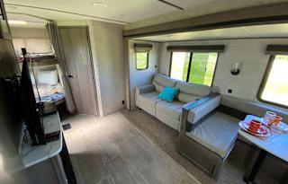 Festival and Pet Friendly Slide out Camper