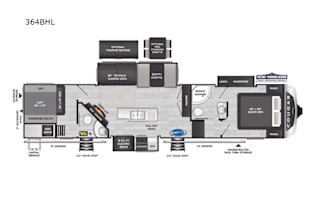 2024 Keystone RV Cougar 364BHL