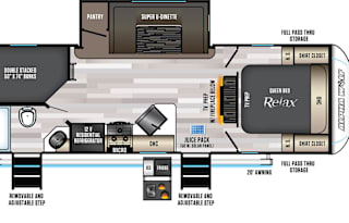 2022 Forest River RV Cherokee Alpha Wolf 23DBH-L