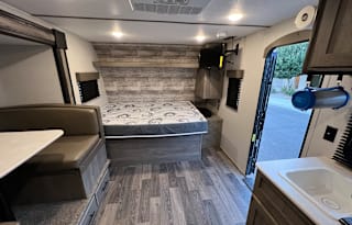 Lightweight Bunkhouse w/ Solar + Free Generator