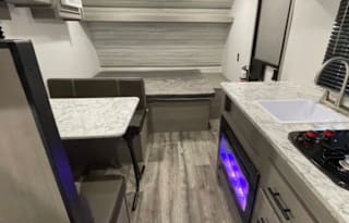 Brand new travel trailer