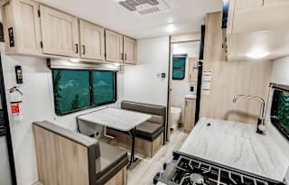 SILVER LAKE Modern SUV-Towable Camper, Sleeps 4!!