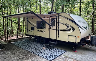 Adventures Await! Bunk beds and Outdoor griddle