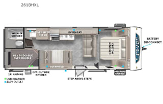 2023 Forest River RV Salem Cruise Lite 261BHXL
