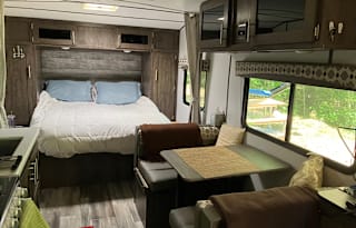 Great for a couple, room for small child.