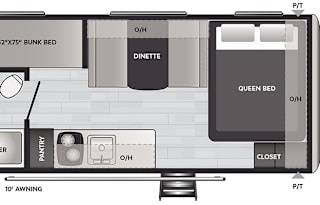 Perfect small family camper! Golf Cart Add On!